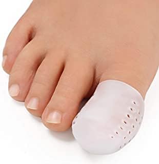 Bukihome 16 PCS Toe Protectors, Silicone Toe Caps Toe Sleeve Protectors, Prevent Pain Relief for Corns, Blisters and Ingrown Toenails，Great for Running, Walking, Stop Toe Pain(4L+8M+4S)[Upgrade]
