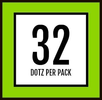 Golfdotz - USGA Rule Conforming Novelty Golf Ball Markers, Golf Ball Stickers for Marking Balls, No More Smearing from Stamps, Gifts for Golfers, Dads, and Retirees, (CreaturesCollection; 18-32 Count)