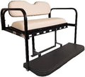 GTW MACH3 Club Car Precedent/Tempo/Onward Golf Cart Rear Seat Kit with Steel Frame | Compatible with 2004-Up Models (White)