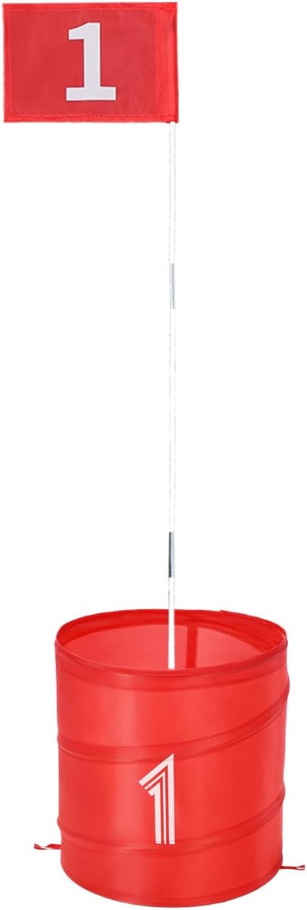 VEVOR Backyard Golf Game, 3 Hole Golf Course, Golf Game Practice Games, Golf Chipping Game for Family, Adults and Kids, Portable Outdoor Yard Golf Game for Lawn, Yard, Camping, Park, Beach