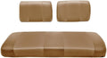 Seat Cover Replacement for Yamaha G-16/G-22 Golf Cart - Front Bench Seat - Premium Marine Vinyl - 5 Panel Stitching - Staple On Installation - Two-Tone Golf Cart Seat Covers (Tan)