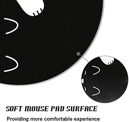 Mouse Pad Cool Eye Iris Blue Teen, Round Mousepad, Non-Slip Rubber Base Mouse Mat for Laptop and Computer