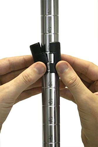 Omega Shelving Storage | 2 Tier Starter Shelving Unit 18" Deep x 72" Wide x 36" High - 800 lb Weight Capacity per Shelf, Adjustable Wire Shelving, Tool-Free Assembly |Chrome Shelving