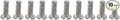 10Pcs Golf Lead Tip Plug Weights for .335 .350 .355 .370 Shaft Dia. 4mm