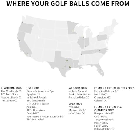 LostGolfBalls Snell Mix - Mint Quality Used Golf Balls – 96 Ball Bulk Pack – Cleaned & Graded