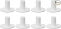 PATIKIL Rubber Golf Tee, 8 Pack 1.4 Inch Golf Practice Tees Training Driving Range Tee Stable Golf Ball Holder for Outdoor Indoor Hitting Mat Golf Mat, White