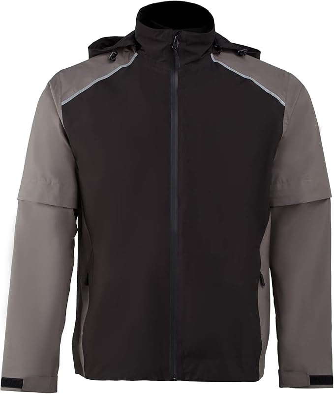 K.E.J. Golf Rain Jacket for Men Waterproof Raincoat Lightweight Jacket Golf Suit for Hiking Cycling Running Camping Traveling
