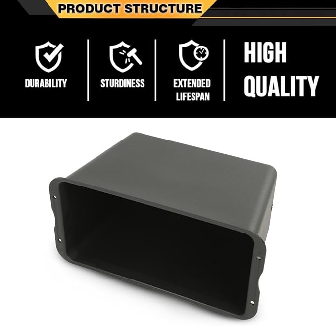 Storage Cooler & Storage Box Insert Compatible with all GTW MACH3 Rear Seat Kits,Except Club Car Ds Models,Black