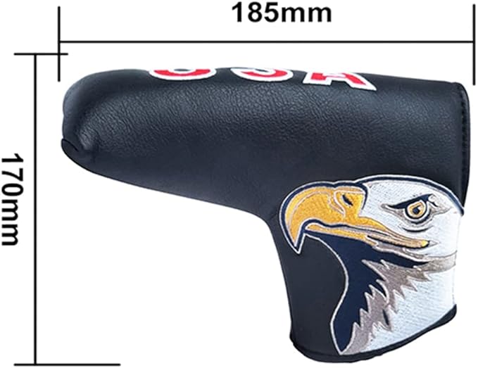 Golf Blade Putter Cover Golf Putter Headcover Synthetic Leather Closure for Scotty Cameron Odyssey Blade Taylormade Ping