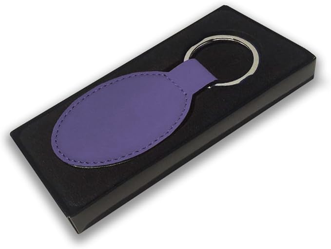 LaserGram Oval Keychain, Sunflowers, Personalized Engraving Included