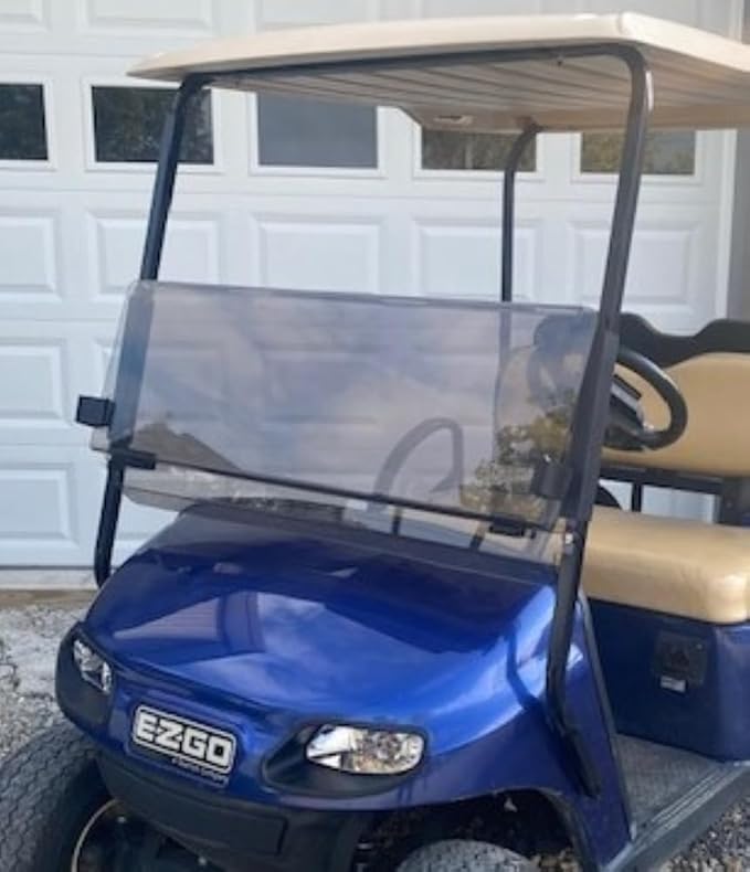 GOLF CARTS & ACCESSORIES - EZGO TXT Folding Tinted Windshield (Years 2014-2022)