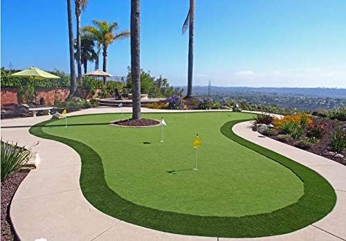 Pro Putting Green Golf Artificial Grass Turf 9FTX46FT， Indoor Outdoor Golf Training Mat, Synthetic Fake Grass for Baseball Football Gym Sports