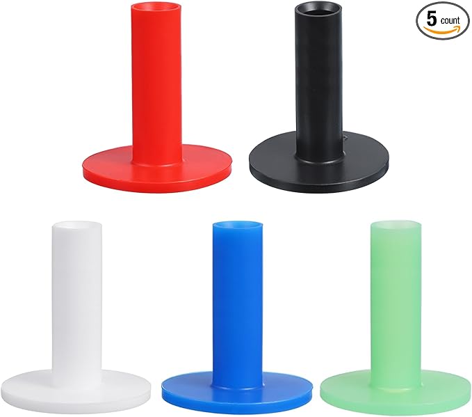 PATIKIL Rubber Golf Tees, Tall Practice Training Driving Range Tee Stable Ball Holder