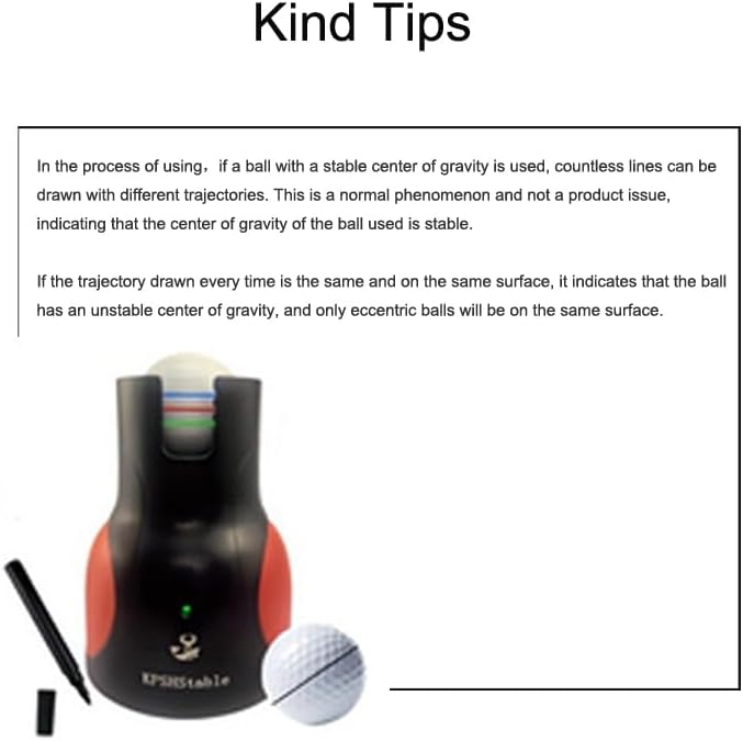 Golf Ball Spot Marker,Golf Electric Scriber,Electronic Golf Ball Marker,Golf Ball Line Drawing Tool,Finds Rotates Center of Gravity Distribution Line