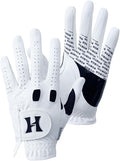 HUBOR Golf Glove Grip 2 – Men’s/Women’s All‑Weather Leatherette & Mesh Golf Glove