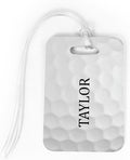 ChalkTalkSPORTS Golf Luggage Tag | Personalized Golf Ball Graphic | Medium