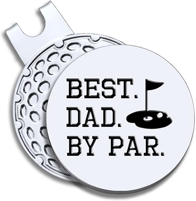 Men Golf Ball Marker with Magnetic Hat Clip, Funny Golf Accessories Gifts for Men, Novelty Birthday Gifts for Male Golfer Fan