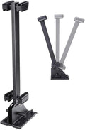 Universal Golf Cart & UTV Adjustable Stand Up Gun Rack, Vertical Two Gun Holder