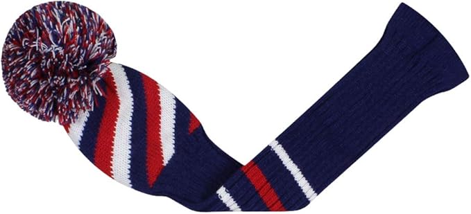 Scott Edward Golf Headcovers for Woods Set of 3 Fits Well Driver(460cc) Fairway Wood and Hybrid(UT) The Perfect Change for Golf Bag Classic Striped Style