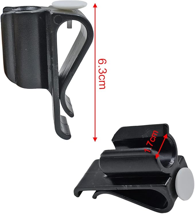 4 Pack Golf Club Bag Clips On Putter Clamp Holder Organizer Value Durable Plastic Black Putting Clip Golf Accessories for Men Women Golfer