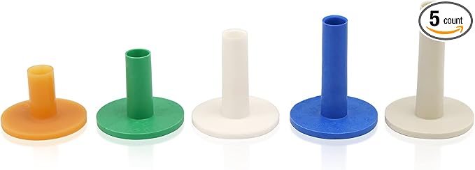Golf Rubber Tees Practice Training, Driving Putting Chipping Range Mixed Size, Excellent Effect Used with Golf mats and Golf nets, Suitable for Indoor Outdoor Backyard Home Office