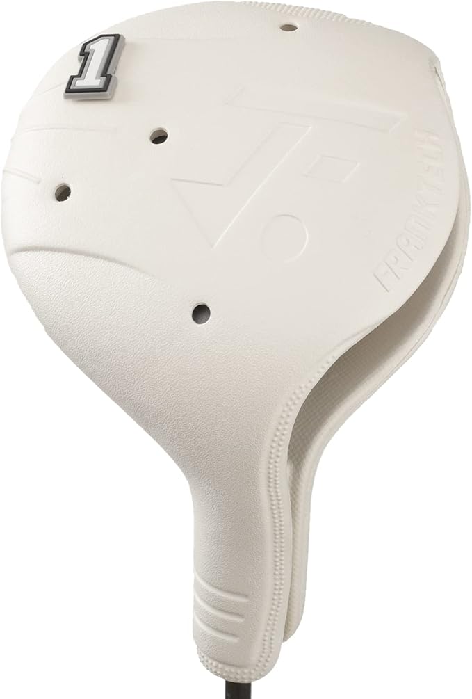 Golf Head Covers, EVA Plastic Golf Club Covers for Driver Fairway Woods Hybrid, Driver Headcover with Pins, Fit All Right-Handed Golf Clubs, Easy On Off, Washable