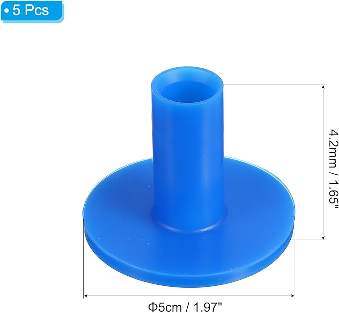 PATIKIL Rubber Golf Tees, Tall Practice Training Driving Range Tee Stable Ball Holder