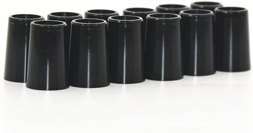 10pcs.370 Golf Ferrules High Grade Tapered Black Ferrule Caps for Golf Hybrid Wedge Iron Shaft 9.3 * 20 * 13.6mm