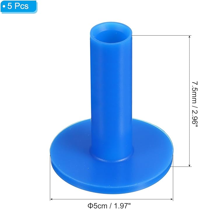 PATIKIL Rubber Golf Tees, Tall Practice Training Driving Range Tee Stable Ball Holder