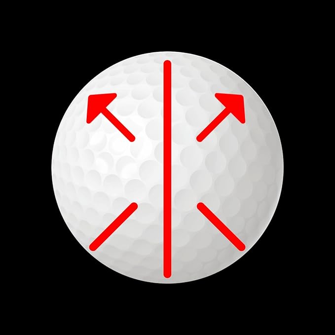 PATIKIL Golf Ball Line Marker Tool Golf Ball Alignment Marking Tool Golf Ball Liner with Line Marker Stencil for Ball Markers