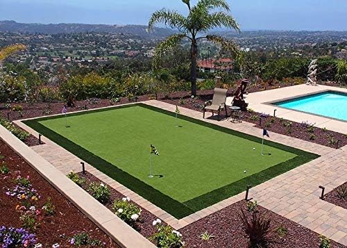 Pro Putting Green Golf Artificial Grass Turf 7FTX76FT， Indoor Outdoor Golf Training Mat, Synthetic Fake Grass for Baseball Football Gym Sports