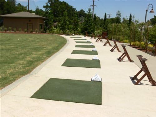 The Original Country Club Elite by Real Feel Golf Mats 4' X 5' Simulator Size Golf Mat | Heavy Duty Commercial Practice Mat | Accepts A Real Tee | Swing Down and Through | Indoor/Outdoor