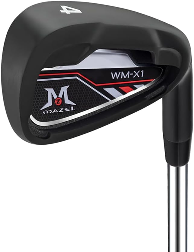 MAZEL WM-X1/2 Individual Men Golf Club Irons 1,2,3,4,5,6,7,8,9,Pitching Wedge,Approach Wedge,Sand Wedge with Graphite/Steel Shafts for Right Handed
