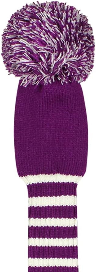 Scott Edward 1/3/4PCS Multi-Style Optional Individualized Knit Golf Club Head Covers, Driver Wood(460cc) Fairway Wood and Hybrid(UT)，for Male/Female Golfers,Custom