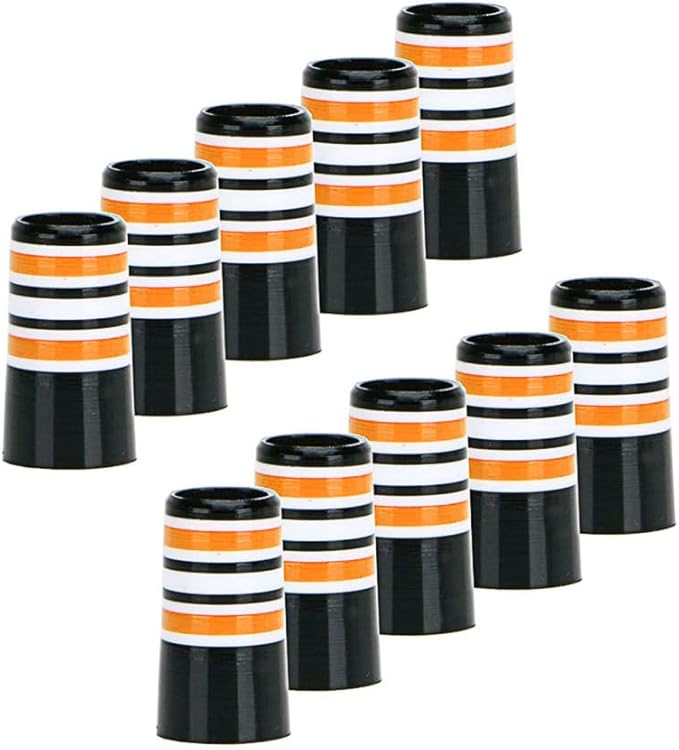 DONGKER Golf Iron Ferrules,10 PCS Golf Club Ferrules Golf Sleeve Ferrule Compatible 0.370'' Parallel Shaft