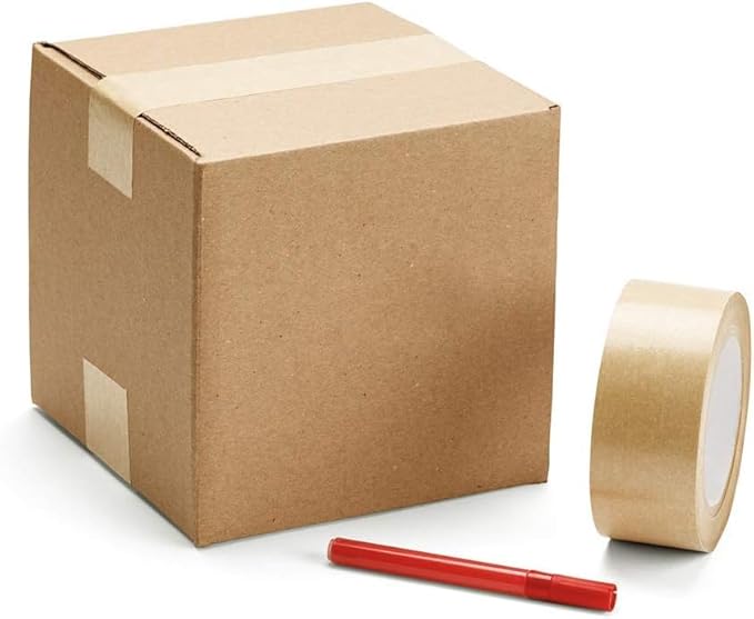 4x4x4 Shipping Boxes Set of 40, Brown Kraft Corrugated Cardboard Small Gift Boxes Mailers for Packaging(10.2x10.2x10.2 cm)