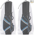 2 Pack Golf Bag Cover, 31x62 inches Extra Large Clear Drawstring Dust Covers Plastic Storage Bags, Good for Household Organizing Reusable