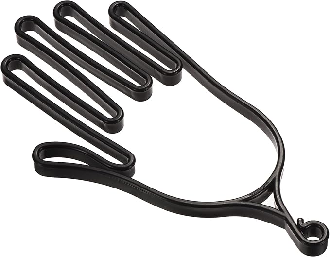 PATIKIL Golf Gloves Stretcher, 1 Pack Plastic Keeper Support Rack Holder Dryer Hanger Frame for Sports Gloves Maintenance, Black