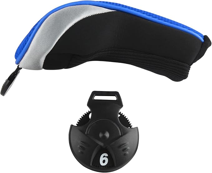 Andux Golf Hybrid Club Head Covers with Dial No. Tag Pack of 3 (All The Same Size)