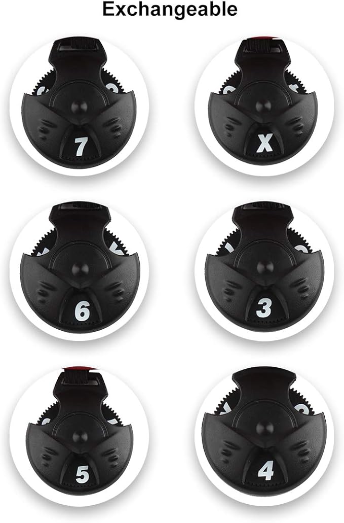 Andux Golf Hybrid Club Head Covers with Dial No. Tag Pack of 3 (All The Same Size)