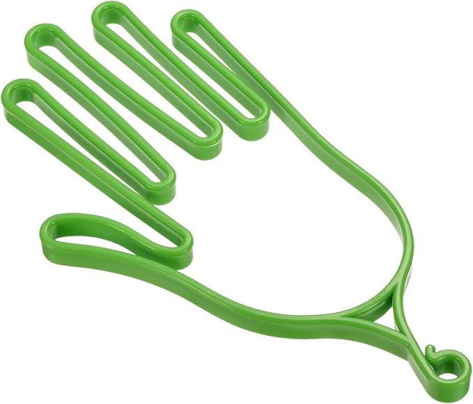 PATIKIL Golf Gloves Stretcher, 1 Pack Plastic Keeper Support Rack Holder Dryer Hanger Frame for Sports Gloves Maintenance, Green