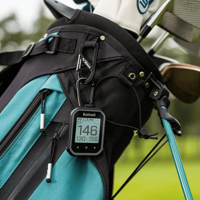 Bushnell Golf Phantom 3 Slope GPS Handlheld (Black) | 38,000+ Courses, Slope Compensation, Hazard Info, Distance Calculator, Scorekeeping, Magnet Mount, Touchscreen | Signature Series Power Bundle