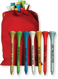 25 Personalized Golf Tees in A Pouch