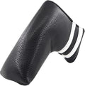 Golf Club Covers,4pcs or 1pc Golf Headcovers for Woods and Driver Fairway Hybrids Women Men - Premium PU Leather with Interchangeable Tags & Magnetic Blade and Mallet Putter Covers