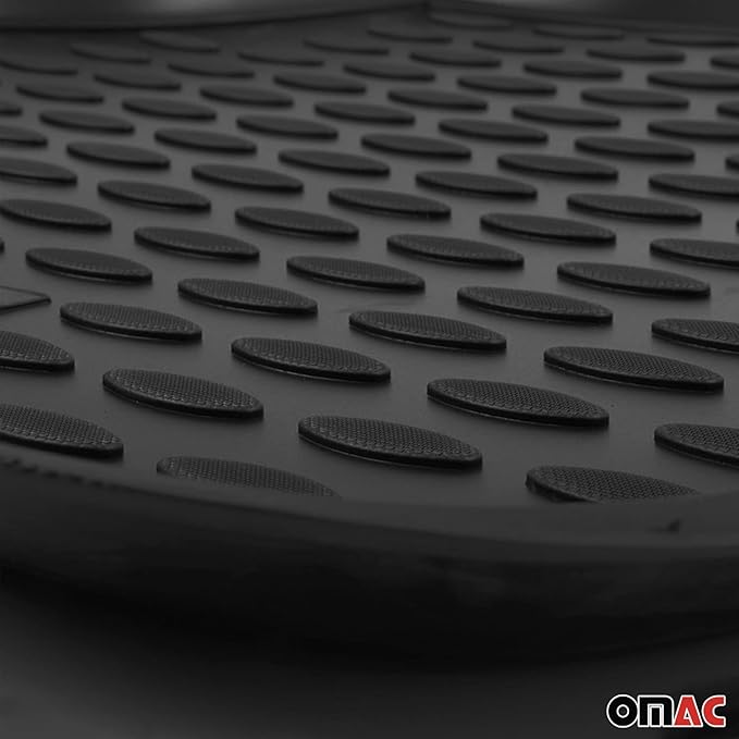 OMAC Cargo Mats Liner for VW Golf GTI MK7 2015-2021 Waterproof TPE Black