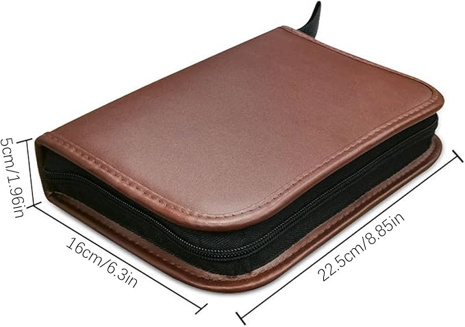 Golf Accessories Bag, PU Leather Golf Bag, Anti Scratch Sports Accessory Organization, Lightweight Golfs Tool Organizer, Golfs Gear Case Tool Pocket Holder Bags, for Friends, Women, Men