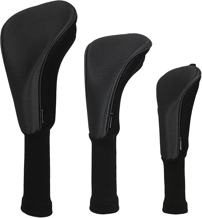 Craftsman Golf 3pcs/Set Meshy Neoprene Golf Club Headcover for Driver Fairway Hybrids Rescue