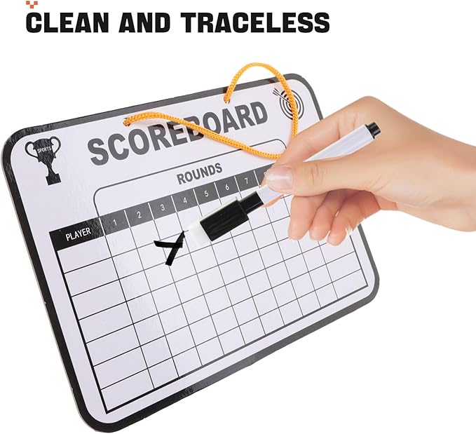 TOYANDONA 1Set Multi Use Golf Score Writing Board Double Sided Dry Erase Scoreboard for Golf Training and Score Tracking Durable User Friendly Design for All Ages