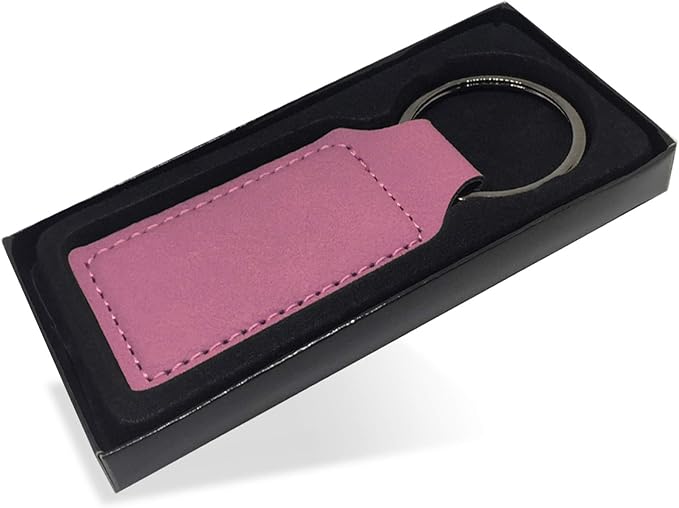 LaserGram Rectangle Keychain, Disc Golf, Personalized Engraving Included