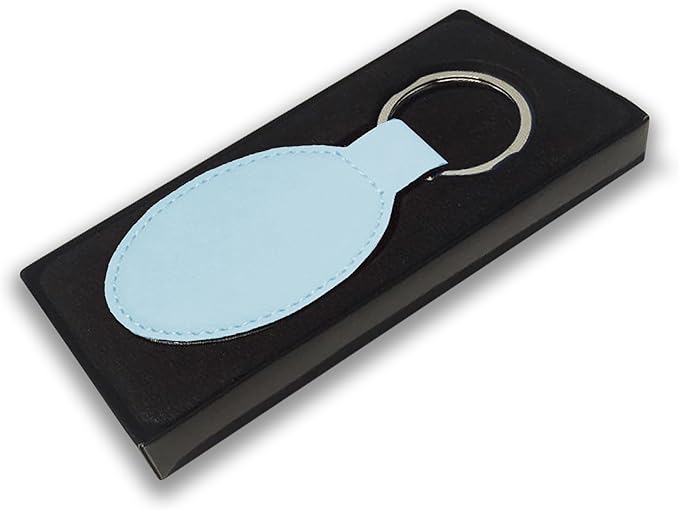 LaserGram Oval Keychain, Disc Golf, Personalized Engraving Included